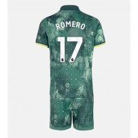 Camisa de time de futebol Tottenham Hotspur Cristian Romero #17 Replicas 3º Equipamento Infantil 2024-25 Manga Curta (+ Calças curtas)